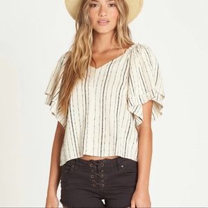 Billabong Could Wander Cropped Shirt